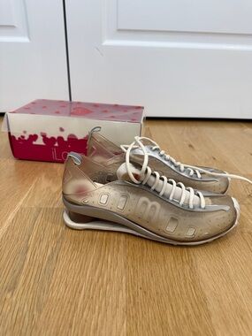 Melissa Love White Transparent Women's Sneakers with White Laces